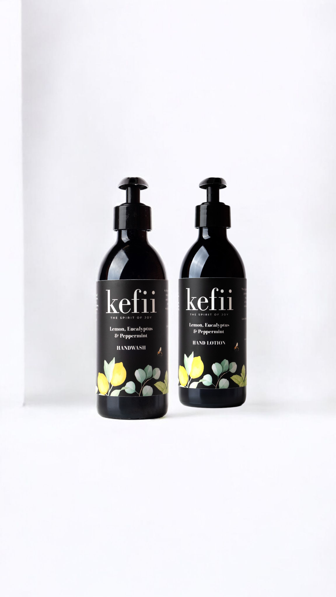 Lemon, Eucalyptus & Peppermint Handwash and Lotion Set