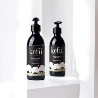 Rose Geranium & Orange Handwash Set