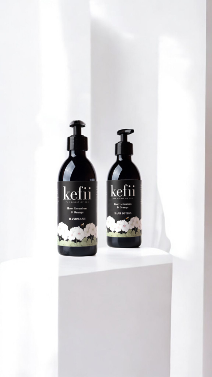 Rose Geranium & Orange Handwash Set