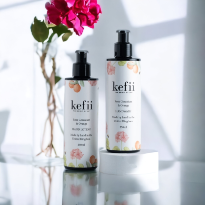Rose Geranium & Orange Handwash Set - Image 2